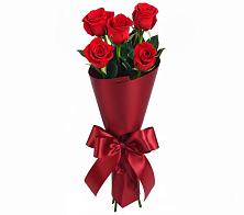 Букет 5 Красных роз Эдлесс Лав в Хлюпино