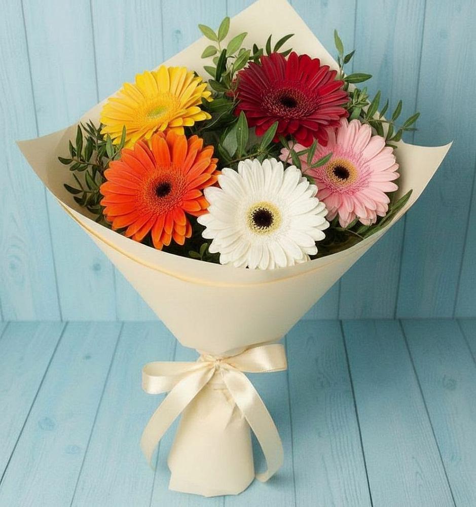 Букет цветов из: Герберы в Хлюпино