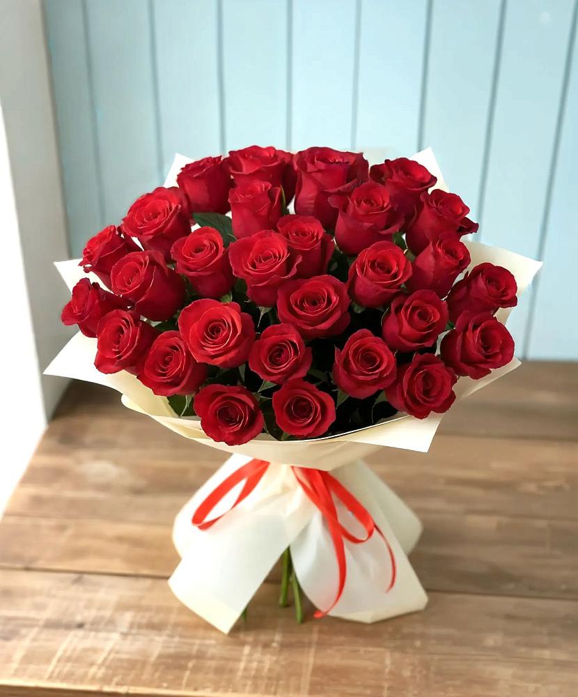 Букет 29 Красных роз в Хлюпино