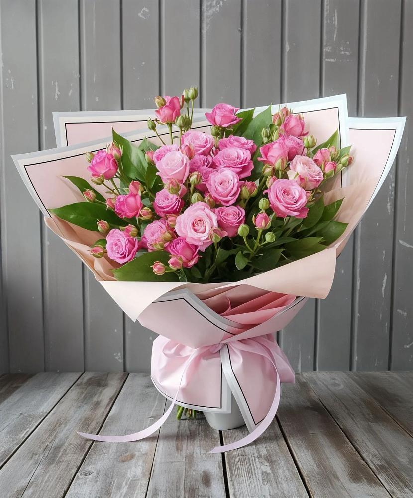 Букет Розовый кустик в Хлюпино