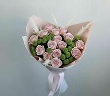 Букет цветов из:  Розы и Хризантемы в Хлюпино