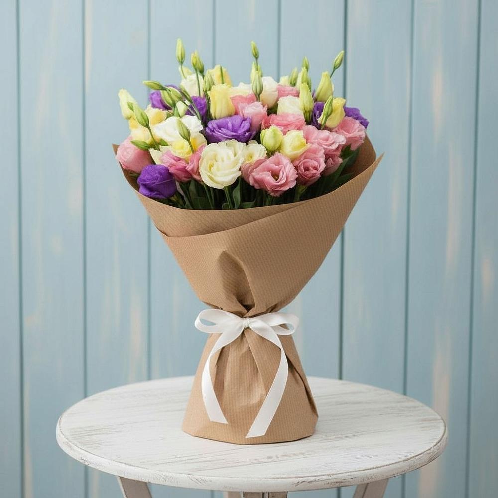 Букет цветов из: Лизиантусы в Хлюпино