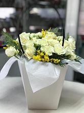 Цветочная композиция из Розы  в Хлюпино