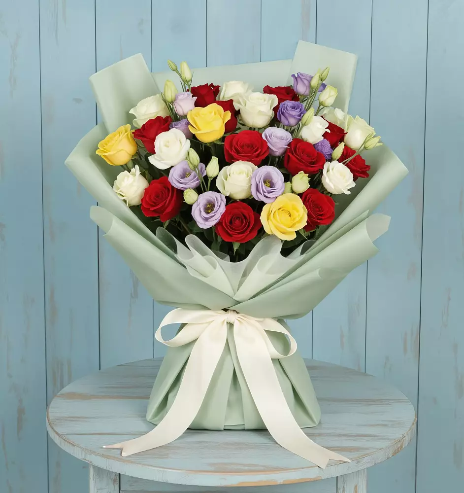 Букет цветов из: Розы в Хлюпино