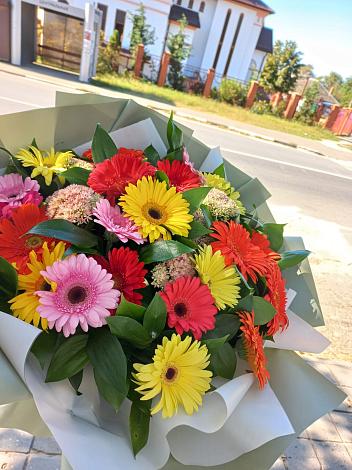 Букет цветов из: Герберы в Хлюпино