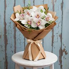 Букет цветов из:  Орхидеи и Розы в Хлюпино